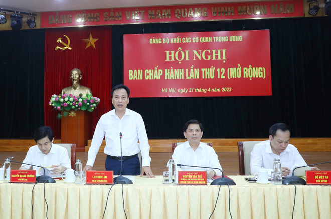 Hội nghị Ban Chấp hành Đảng bộ Khối các cơ quan Trung ương lần thứ 12 ảnh 1