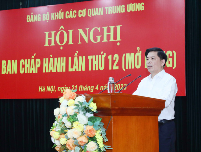 Hội nghị Ban Chấp hành Đảng bộ Khối các cơ quan Trung ương lần thứ 12 ảnh 2