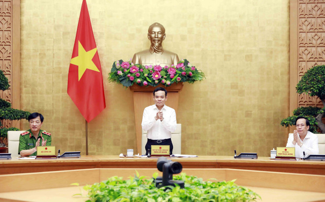 Phó Thủ tướng Chính phủ Trần Lưu Quang phát biểu tại Hội nghị triển khai công tác phòng, chống ma túy năm 2023. (Ảnh: An Đăng/TTXVN) Ngăn chặn nguồn cung ma túy, đẩy mạnh hiệu quả hoạt động cai nghiện ảnh 1