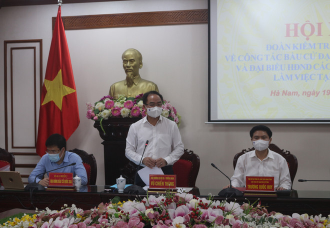 Hà Nam kiểm tra, kịp thời tháo gỡ khó khăn, vướng mắc trước bầu cử ảnh 1