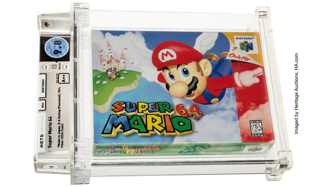 Băng video game Super Mario 64 được bán với giá kỷ lục 1,56 triệu USD ảnh 1