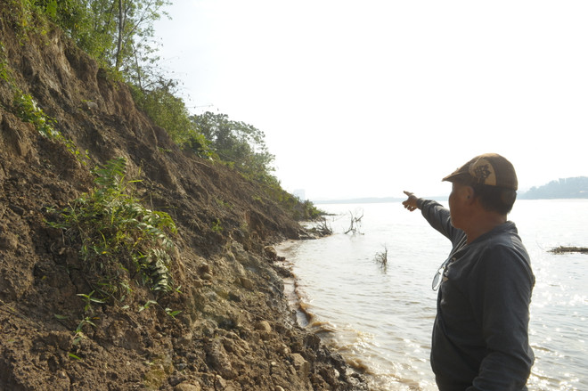 Hà Nội khẩn cấp ngăn sạt lở bờ hữu sông Đà sau phản ánh của TTXVN ảnh 1