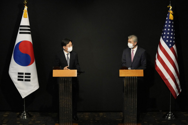 Mỹ, Hàn Quốc thúc đẩy tuyên bố chấm dứt Chiến tranh Triều Tiên ảnh 1