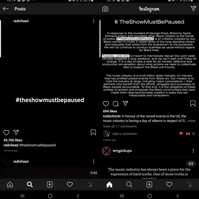 Ngành công nghiệp âm nhạc 'đình công' để phản đối phân biệt chủng tộc ảnh 2