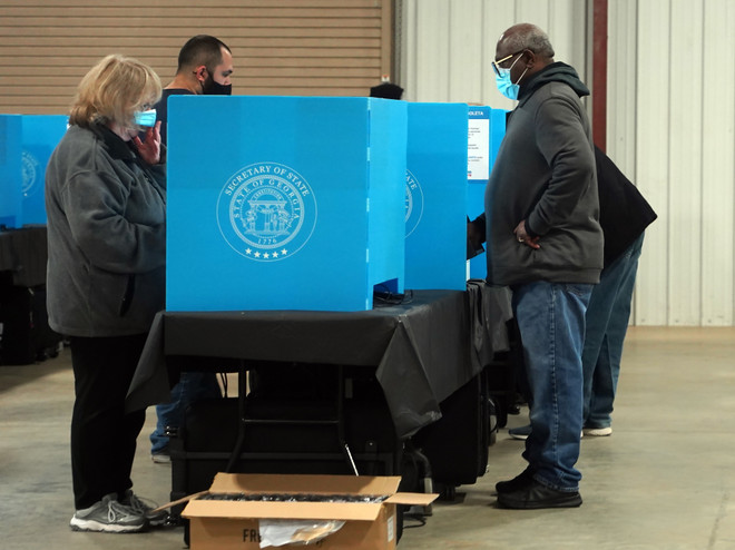 Ông Trump, Biden "dồn sức" cho các ứng viên Thượng viện bang Georgia ảnh 2