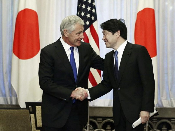 Bộ trưởng quốc phòng Mỹ-Nhật trao đổi về chính sách an ninh mới ảnh 1