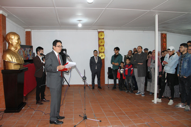 Kiều bào tại Algeria hướng về quê hương, chào đón Xuân mới ảnh 1