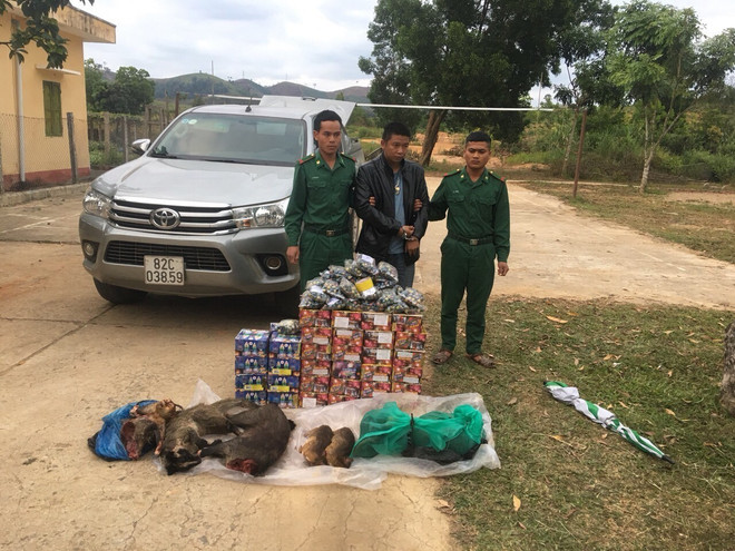 Kon Tum: Phát hiện vụ vận chuyển pháo và thịt thú rừng trái phép ảnh 1