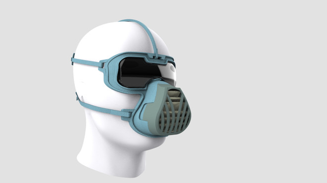 Mẫu mặt nạ chống lây nhiễm COVID-19 của Virimask. (Nguồn: israel21c.org) Công ty Israel phát triển mặt nạ chống lây nhiễm COVID-19 trong 60 giờ ảnh 1