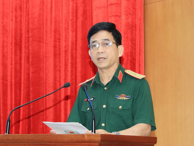 Thiếu tướng Hoàng Kim Phụng, Cục trưởng Cục Gìn giữ hòa bình Việt Nam. (Ảnh: Thành Đạt/TTXVN) Việt Nam nỗ lực giúp duy trì nền hòa bình bền vững trên thế giới ảnh 1