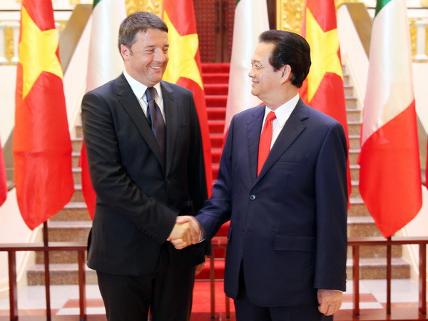 [Video] Thủ tướng Italy Renzi thăm chính thức Việt Nam ảnh 1