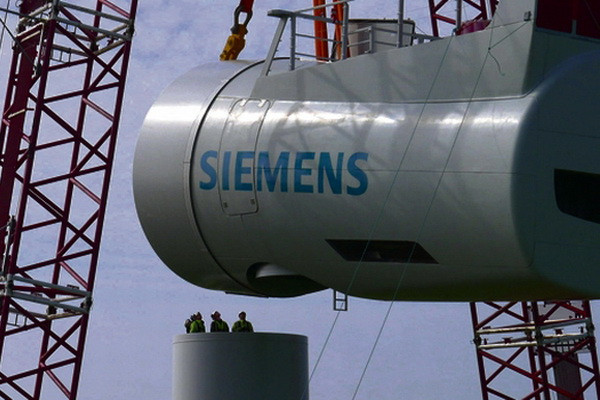 Lắp đặt các tuốcbin gió của Siemens. (Nguồn: rechargenews.com) Siemens định hướng lĩnh vực tăng trưởng tầm nhìn 2020 ảnh 1
