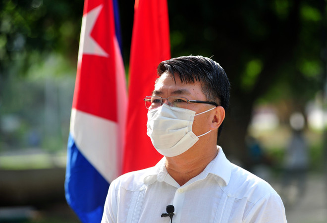 Thắm tình hữu nghị giữa Đại sứ quán Việt Nam và Lào nơi Tây Bán Cầu ảnh 1