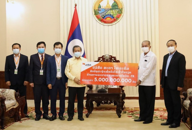 Doanh nghiệp Việt tại Lào chung tay cùng chính quyền phòng, chống dịch ảnh 1