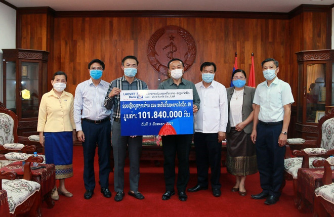 Doanh nghiệp Việt tại Lào chung tay cùng chính quyền phòng, chống dịch ảnh 2