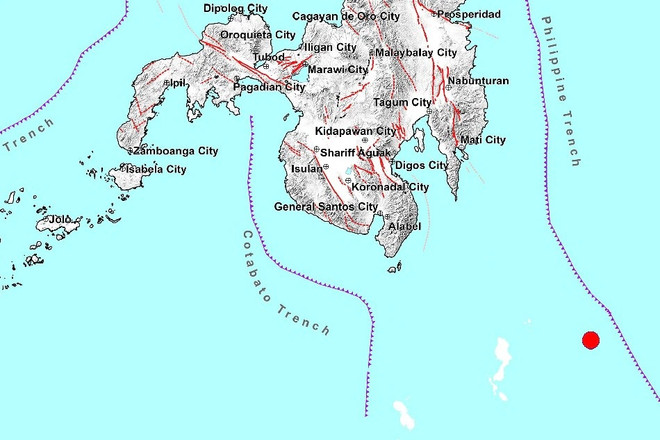 Động đất độ lớn 6,1 làm rung chuyển tỉnh Davao của Philippines ảnh 1
