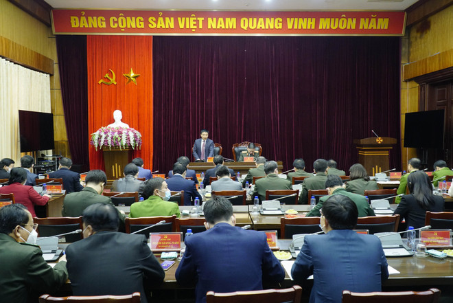 Bộ trưởng Công an Tô Lâm làm việc với lãnh đạo tỉnh Điện Biên ảnh 2