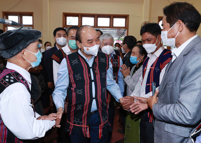 Chủ tịch nước dự Ngày hội Đại đoàn kết toàn dân tộc tại tỉnh Quảng Nam ảnh 2