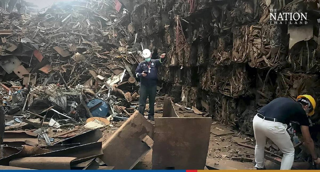 Thái Lan tìm thấy ống chứa chất phóng xạ bị thất lạc trong xưởng đúc ảnh 1