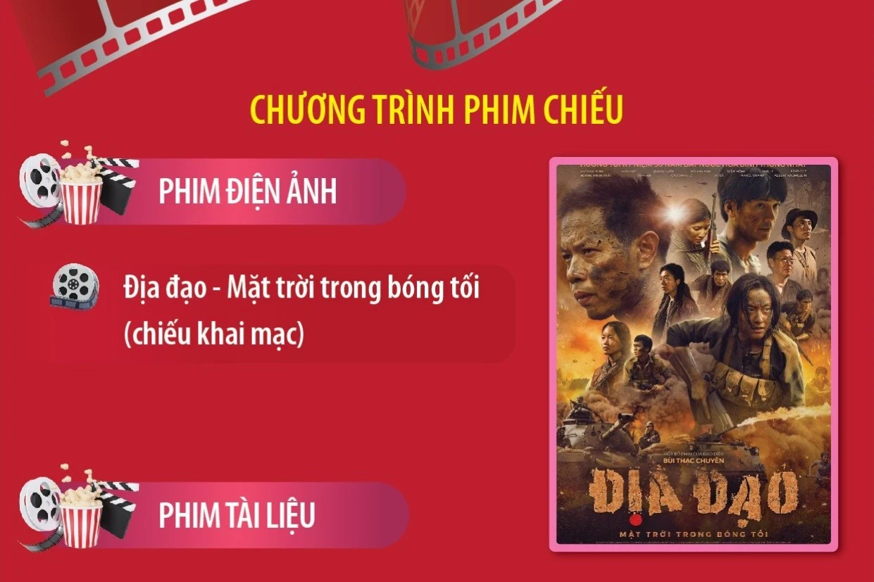 Phát động tổ chức đợt phim kỷ niệm các ngày lễ lớn năm 2026