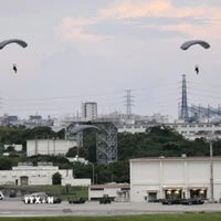 Căn cứ không quân của Mỹ ở Okinawa, Nhật Bản. (Nguồn: Kyodo/TTXVN)