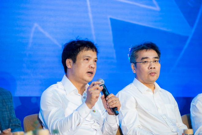លោក Nguyen Van Khoa - General Director of FPT Corporation បានចែករំលែក ព្រឹត្ដិការណ៍។ (រូបថត៖ PV/Vietnam+) ong-nguyen-van-khoa-tong-giam-doc-tap-doan-fpt.jpg