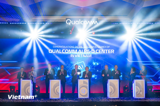 Trung tâm Al R&D mới sẽ trực thuộc nhóm Nghiên cứu AI toàn cầu của Qualcomm. (Ảnh: Minh Sơn/Vietnam+) vnp-qualcomm-vietnam.jpg