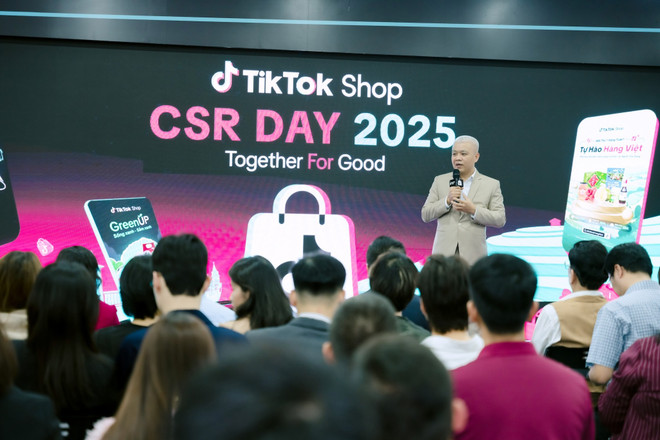 Ông Nguyễn Lâm Thanh - Đại diện TikTok Việt Nam. (Ảnh: PV/Vietnam+) tiktokshop2.jpg
