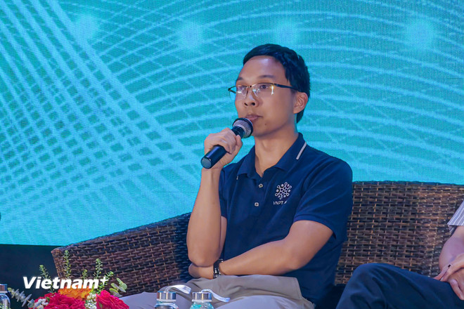 Ông Lê Anh Văn - Giám đốc Nền tảng VNPT GenerativeAI – VNPT AI. (Ảnh: PV/Vietnam+) vnp-nhan-tai-dat-viet-3.jpg