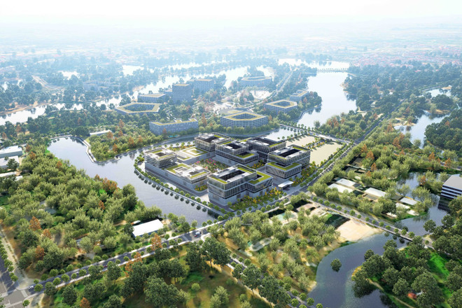 Viettel Research & Development Center project has an investment of 10,000 billion VND on an area of 13 hectares in Hoa Lac High-Tech Park (Hanoi). z6919660456184-f591a2372127fd7b916de0fc0057f971.jpg