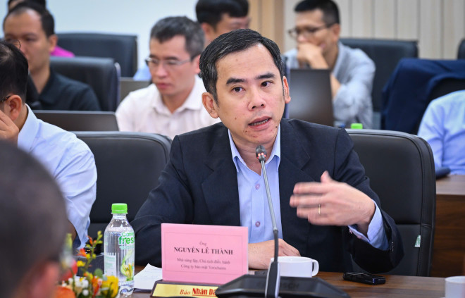 Herr Nguyen Le Thanh – Gründer und Vorstandsvorsitzender der Verichains Security Company. (Foto: PV/Vietnam+) z7049075343014-bdfd4e8e878c221558d2d81e4d7784ef.jpg