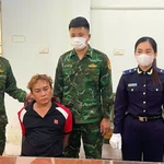 Nguyễn Tấn Thành bị lực lượng chức năng tỉnh Tây Ninh bắt giữ (Ảnh: Nguồn Công an tỉnh Tây Ninh).