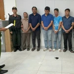 Các đối tượng liên quan đến Vụ án vận chuyển trái phép hơn 650 tấn hàng hóa qua biên giới. (Ảnh: CA. TPHCM cung cấp)