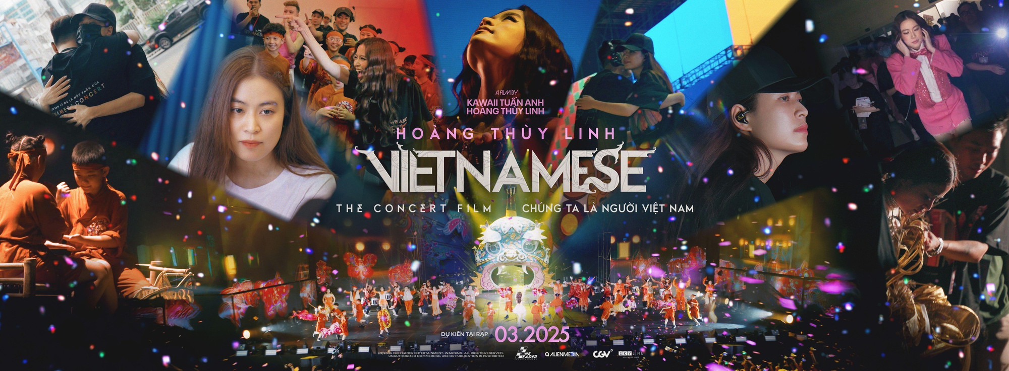 Bộ phim tài liệu "Chúng ta là người Việt Nam" ghi lại những hình ảnh chân thực của Hoàng Thùy Linh và êkip khi thực hiện "Vietnamese Concert" mang đậm màu sắc văn hóa Việt Nam. (Ảnh: FB)