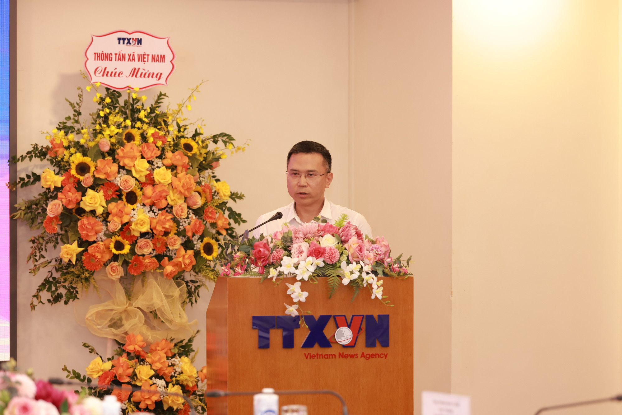 Cục trưởng Cục Thông tin cơ sở và Thông tin đối ngoại (Bộ Văn hóa, Thể thao và Du lịch) Phạm Anh Tuấn. (Ảnh: PV/Vietnam+) tvv-0653.jpg