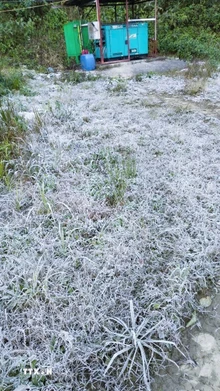 Nghệ An: Băng giá xuất hiện tại xã biên giới Na Ngoi