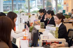 Nhiều ngân hàng dành gói ưu đãi cho khách hàng vay mua nhà. (Ảnh: Vietnam+)