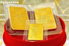 Giá vàng miếng SJC không có biến động, giao dịch ở mức 133 triệu đồng. (Ảnh: Vietnam+)