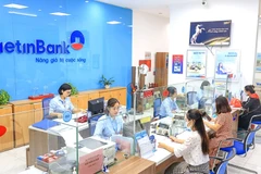 Dư nợ tín dụng của VietinBank tăng trưởng 16,88%, cao hơn toàn ngành. (Ảnh: Vietnam+)