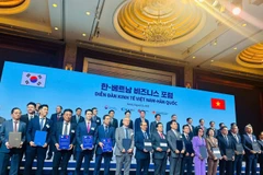 Diễn đàn kinh tế Việt Nam – Hàn Quốc năm 2025. (Ảnh: Vietnam+)