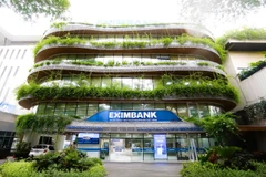 Eximbank báo lãi 1.500 tỷ đồng, ưu tiên dự phòng rủi ro trong giai đoạn chuyển đổi. (Ảnh: Vietnam+)