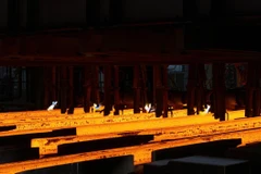 Tập đoàn Hòa Phát sản xuất 40.000 tấn thép thô mỗi ngày từ quý 4/2025. (Ảnh: Vietnam+)