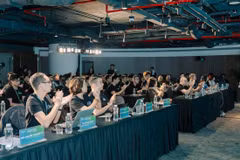 Chung kết VPBank Technology Hackathon 2025 - Senior Track. (Ảnh: Vietnam+)