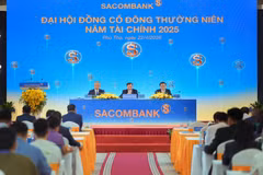 SACOMBANK bầu ông Nguyễn Đức Thụy - Tổng Giám đốc đảm nhiệm cương vị Phó Chủ tịch thường trực Hội đồng quản trị và đổi tên thành Ngân hàng Sài Gòn Tài Lộc (Ảnh: Vietnam+)