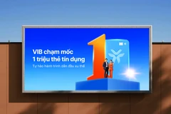 VIB cán mốc 1 triệu thẻ tín dụng, khẳng định vị thế dẫn đầu. (Ảnh: Vietnam+)