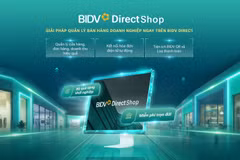 Giải pháp quản lý bán hàng thông minh và đa tiện ích trên ngân hàng số BIDV Direct. (Ảnh: Vietnam+)