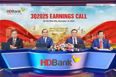 Đại diện Ban lãnh đạo HDBank tại Hội nghị Nhà đầu tư quý 3/2025. (Ảnh: Vietnam+)