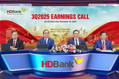 Đại diện Ban lãnh đạo HDBank tại Hội nghị Nhà đầu tư quý 3/2025. (Ảnh: Vietnam+)