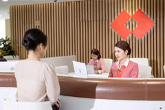 Lợi nhuận trước thuế của Techcombank đạt 32.500 tỷ đồng nhờ sức mạnh hệ sinh thái và nền tảng số. (Ảnh: Vietnam+)