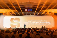 SHB ra mắt nhận diện thương hiệu mới. (Ảnh: Vietnam+)